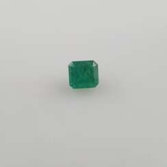 Loser Smaragd von 3,10 ct.- intensives Grün, Smaragdschliff, un