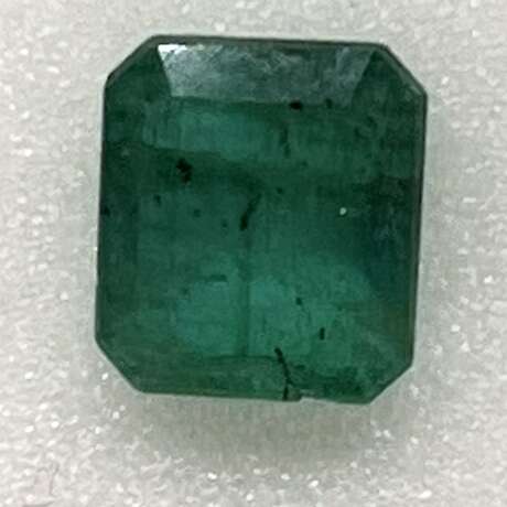 Natural Emerald - 2.26ct, emerald step cut, origin: Zambia, "AI - Foto 1