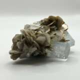 Natural Aquamarine Muscovite Crystal - hexagonal & rough earth - photo 2