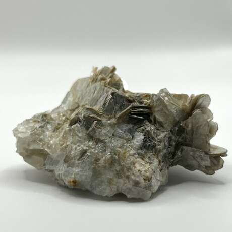 Natural Aquamarine Muscovite Crystal - hexagonal & rough earth - фото 3