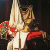 „Stillleben mit der venezianischen Maske“ Leinwand Ölfarbe Realismus Stillleben 2013 - Foto 1