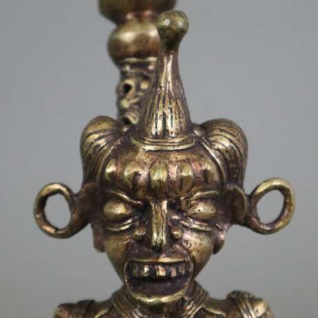 Ritual-Pfeife - Afrika, 20. Jh., Bronze, zweiteilig, Pfeifenkör - фото 3