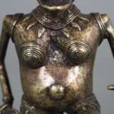 Ritual-Pfeife - Afrika, 20. Jh., Bronze, zweiteilig, Pfeifenkör - Foto 4