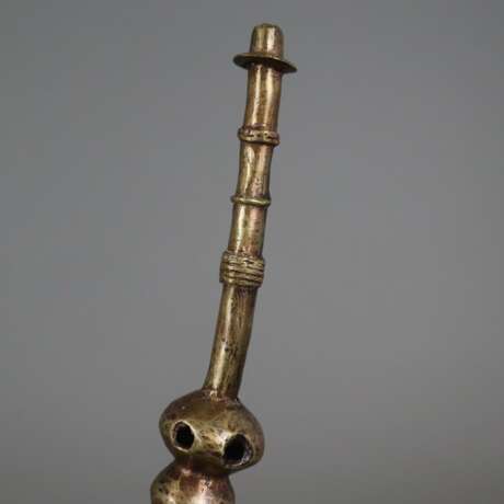 Ritual-Pfeife - Afrika, 20. Jh., Bronze, zweiteilig, Pfeifenkör - photo 7