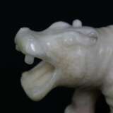 Tierplastik Nilpferd - Alabaster, vollplastische naturalistisch - фото 4