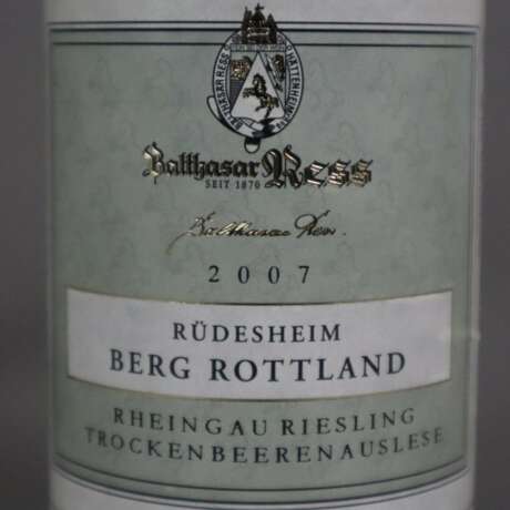 Wein - 2 Flaschen 2007 Rüdesheim Berg Rottland Riesling Trocken - Foto 4