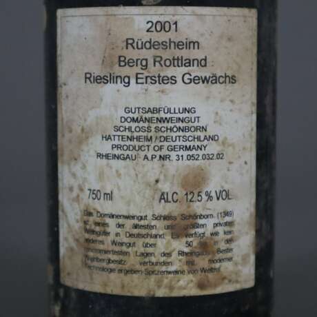 Wein - 2001 Rüdesheim Berg Rottland Riesling Erstes Gewächs Sch - Foto 5