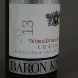 Wein - 3 Flaschen 2013 Hattenheim Wisselbrunnen Riesling Großes - photo 5