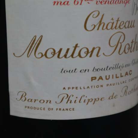 Wein - 1983 Château Mouton Rothschild, Pauillac, France, 75 cl. - Foto 7