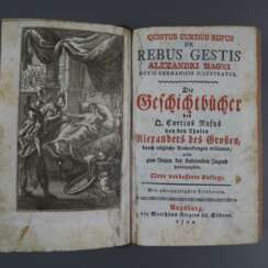 Rufus, Quintus Curtius - "De rebus gestis Alexandri Magni notis