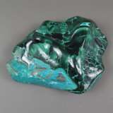 Konvolut Mineralien - 5-tlg, Malachit / Chrysokoll/ Marmor, sch - фото 5