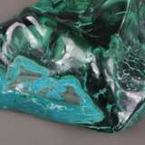 Konvolut Mineralien - 5-tlg, Malachit / Chrysokoll/ Marmor, sch - photo 6