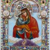 “Icon the mother of God of Pochaev precious enamel oklad” Ювелирная мастерская семьи Коваль Enamel Mixed media 1875-1900 - photo 1
