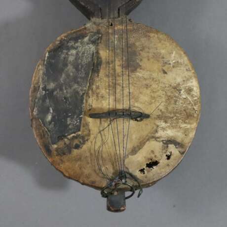 Tibetanische Laute mit Drachenkopf - um 1900, Saiteninstrument, - фото 2