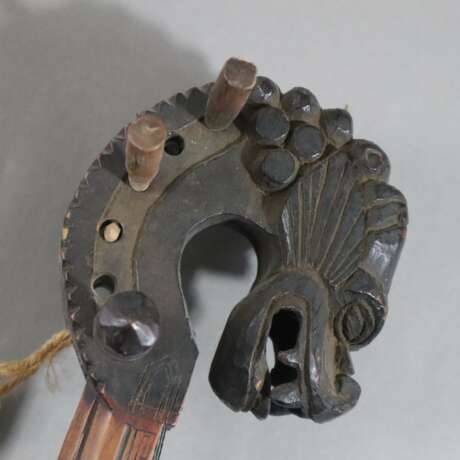 Tibetanische Laute mit Drachenkopf - um 1900, Saiteninstrument, - photo 4