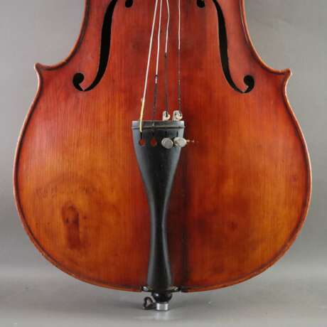 Cello - 4/4 Größe, Italien, 20. Jh., auf gedrucktem Faksimile-Z - Foto 9