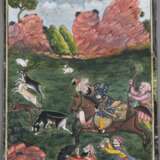 Indische Miniaturmalerei - Indien, wohl ausgehende Mogulzeit, B - Foto 1