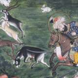 Indische Miniaturmalerei - Indien, wohl ausgehende Mogulzeit, B - фото 4