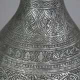 Vase - indopersisch, Kupfer versilbert / verzinnt?, birnförmige - Foto 5