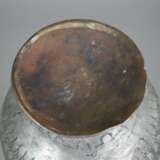 Vase - indopersisch, Kupfer versilbert / verzinnt?, birnförmige - photo 9