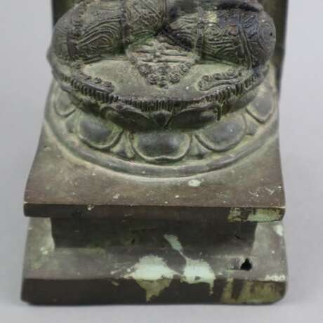 Prajnaparamita-Bodhisattva - Indonesien, Bronze, altpatiniert, - фото 7