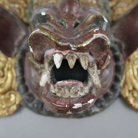 Barong-Holzmaske - Indonesien, Bali, Holz geschnitzt, farbig st - photo 6