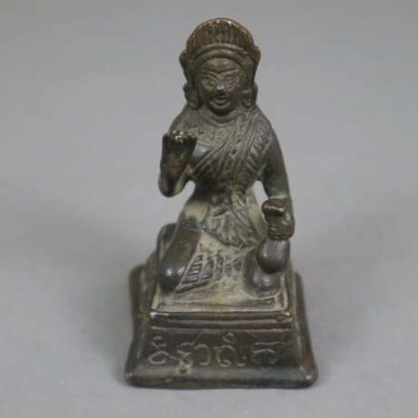 Nang Kwak-Figur - Thailand, Bronze, dunkel patiniert, Bodhisatt - photo 1