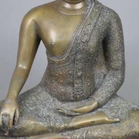 Buddha Maravijaya - Thailand, Bronzelegierung, in sattvasana au - фото 3