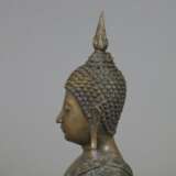 Buddha Maravijaya - Thailand, Bronzelegierung, in sattvasana au - photo 6