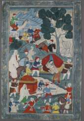 Indische Miniaturmalereien - Indien, wohl ausgehende Mogulzeit,