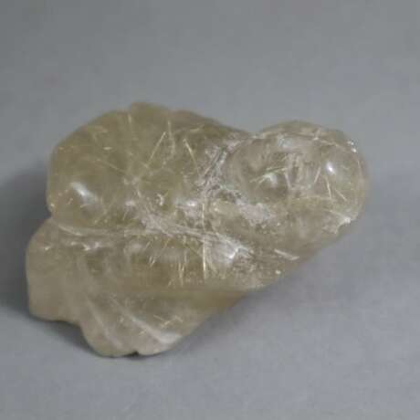 Kleine Budai-Figur aus Bergkristall - China, 3 x 6 cm, Gewicht - photo 4
