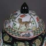 Große Deckelvase - China, ausgehende Qingzeit, Porzellan. Balus - Foto 4