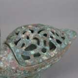 Chinesisches Räuchergefäß im Han-Stil - Bronzelegierung, Patina - Foto 3