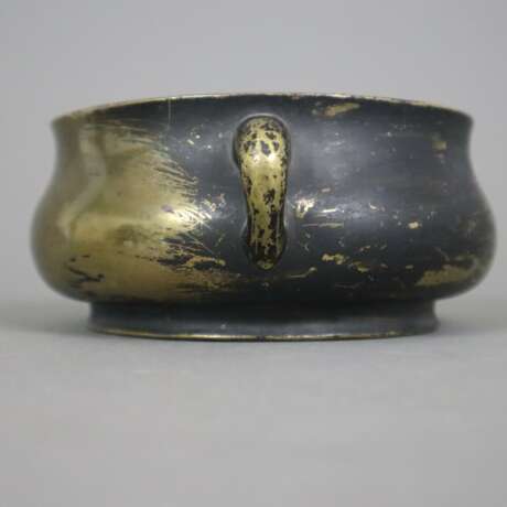 Weihrauchbrenner aus Bronze - China, Qing-Zeit, unregelmäßig ru - Foto 6