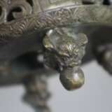 Räuchergefäß - China, Bronze, filigran gestaltete Wandung mit d - photo 10
