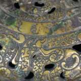 Räucherschale mit Deckel - China, Bronze mit Resten der Vergold - Foto 11
