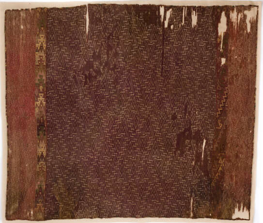Altperuanisches Textilfragment einer Decke oder eines Umhangs - Foto 1