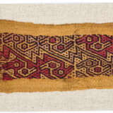 Altperuanisches Textilband mit Vogelmotiv - Foto 1