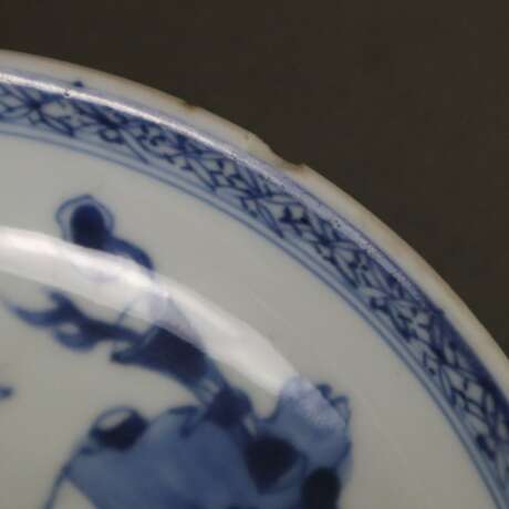 Zwei kleine Teller - China, späte Qing-Dynastie, jeweils bemalt - Foto 6