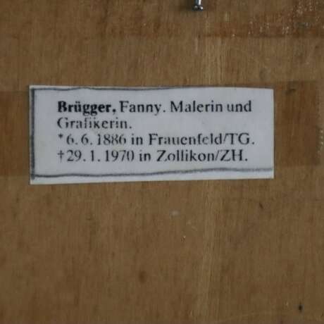 Brügger, Fanny (1886 Frauenfeld - 1970 Zollikon, zugeschrieben) - фото 8