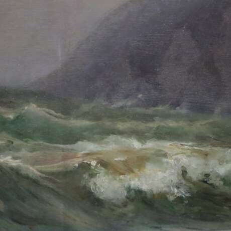 Morgenstern, Friedrich Ernst (1853-1919, wohl) - Meeresbrandung - Foto 3