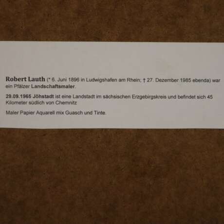 Lauth, Robert (1896 Ludwigshafen am Rhein - 1985 ebenda) - Blic - Foto 7