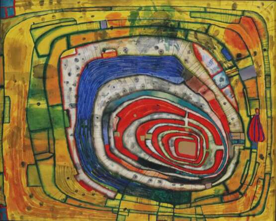 Hundertwasser, Friedensreich (1928 Wien - 2000 Queen Elizabeth - photo 1