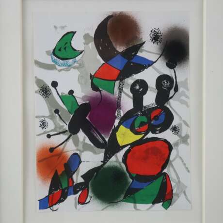 Miró, Joan (1893 Barcelona -1983 Mallorca) - Drei Farblithograf - фото 2