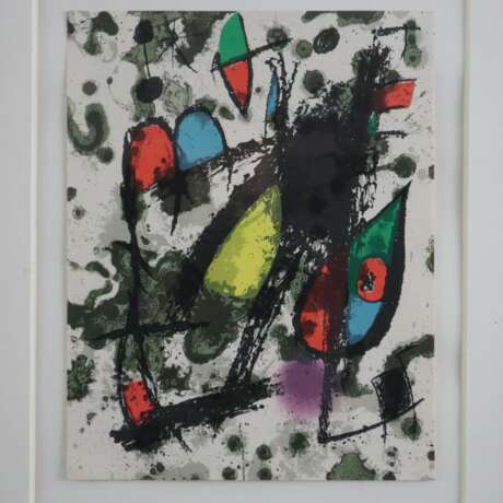 Miró, Joan (1893 Barcelona -1983 Mallorca) - Drei Farblithograf - фото 4
