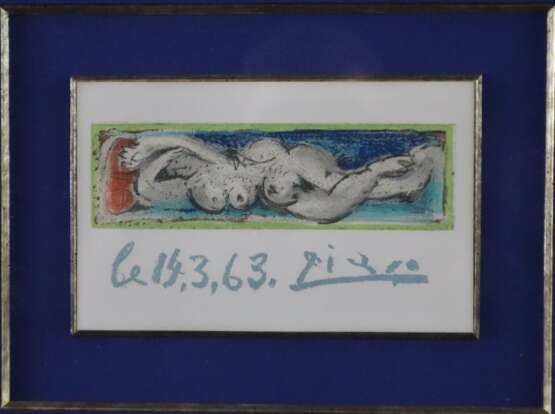 Picasso, Pablo (1881 Malaga -1973 Mougins) - "Le Petit Nu", Far - фото 1