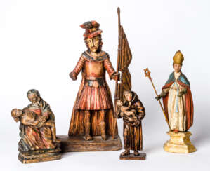 Hl. Florian, Pieta, Hl. Antonius von Padua, Hl. Bischof 