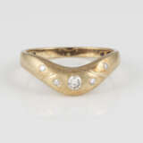 BRILLANT-RING Gelbgold. Ringmaß ca. 56, Ges.-Gew. ca. 2,8 - Foto 1