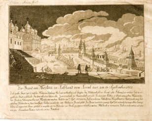 Der Brand von Moskau am 14. September 1812 