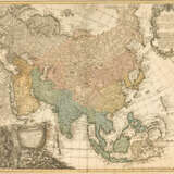 Karte Asiens mit russischem Reich - Foto 1